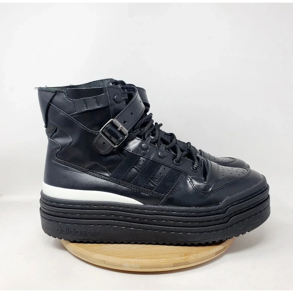 Adidas x AFROPUNK Triple Platforum High Shoes Mens 10.5 Black Punk Sneaker Boots